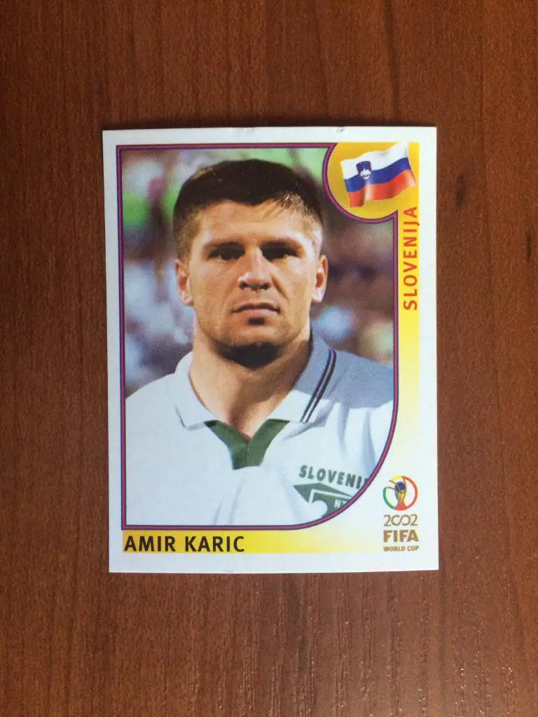 Наклейка PANINI Чемпионат Мира 2002 Amir Karic № 126