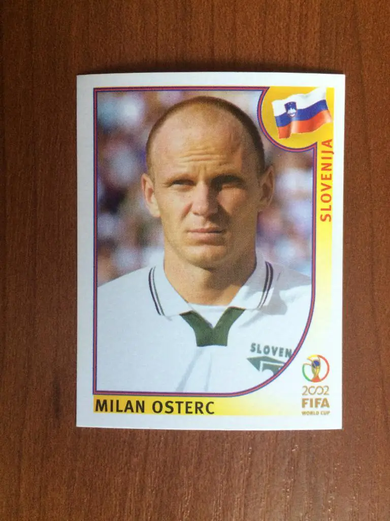 Наклейка PANINI Чемпионат Мира 2002 Milan Osterc № 131