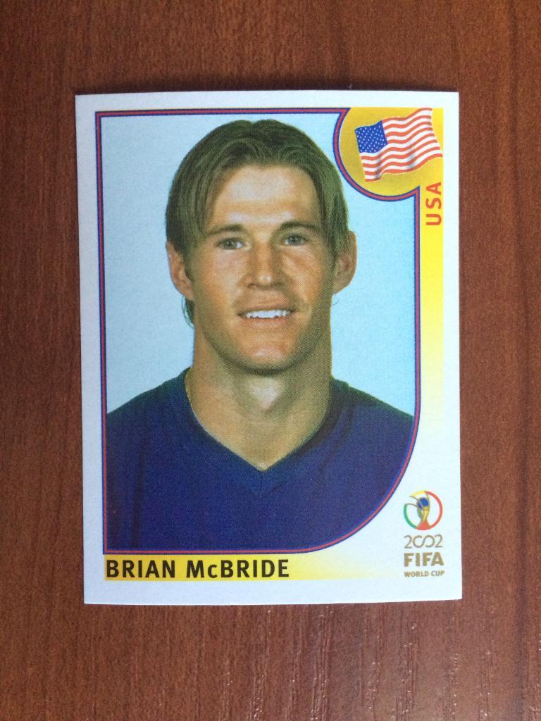 Наклейка PANINI Чемпионат Мира 2002 Brian McBride № 294