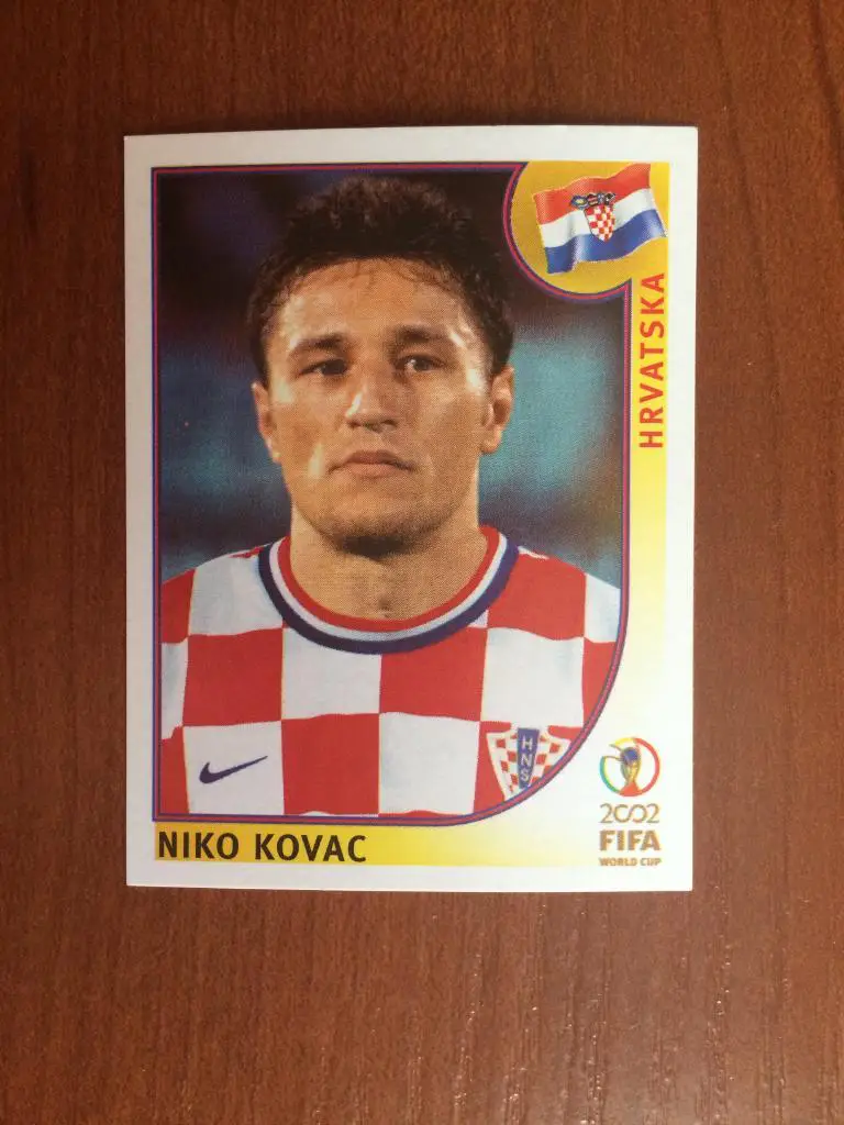Наклейка PANINI Чемпионат Мира 2002 Niko Kovac № 484