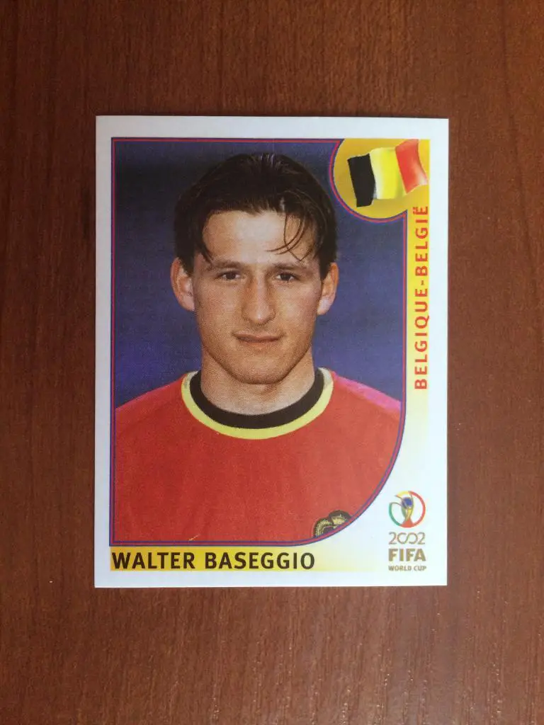 Наклейка PANINI Чемпионат Мира 2002 Walter Baseggio № 560