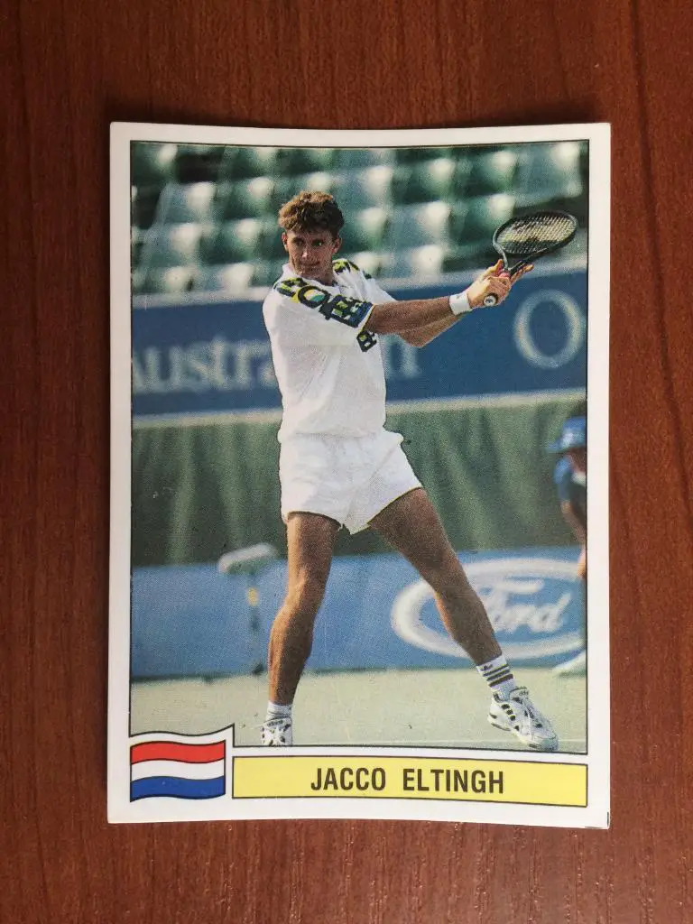 Наклейка PANINI Теннис 1994 Jacco Eltingh № 70