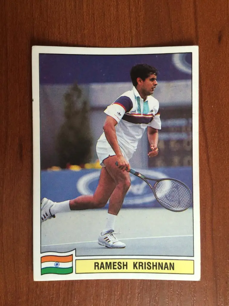 Наклейка PANINI Теннис 1994 Ramesh Krishnan № 98