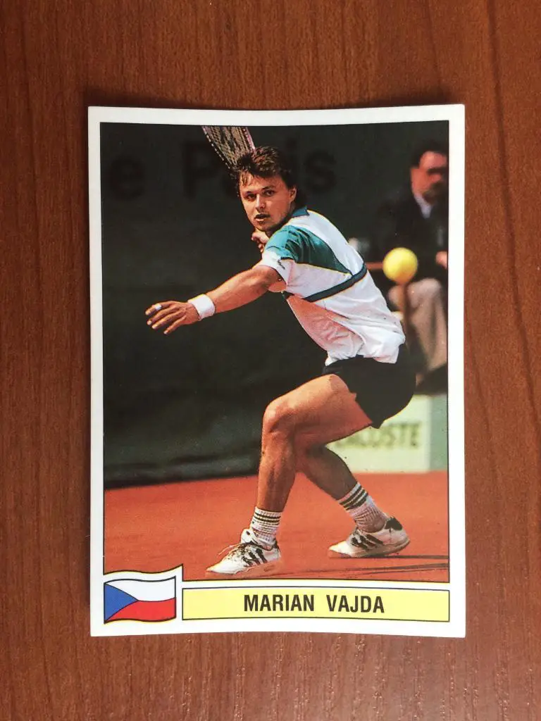 Наклейка PANINI Теннис 1994 Marian Vajda № 147