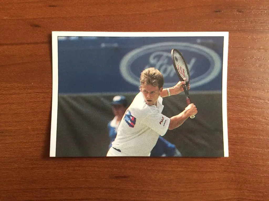 Наклейка PANINI Теннис 1994 Backhand - Stefan Edberg № 184