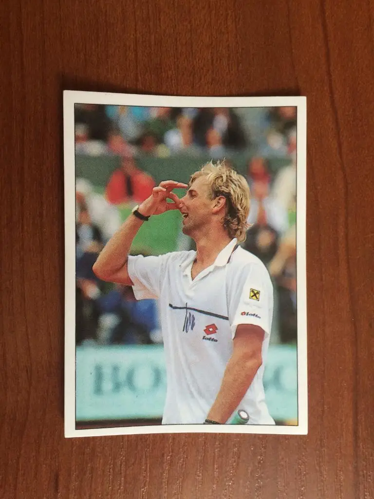 Наклейка PANINI Теннис 1994 Thomas Muster № 227