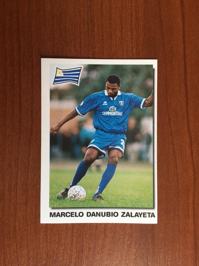 Наклейка PANINI Супер Футбол 99 Marcelo Danubio Zalayeta № 158
