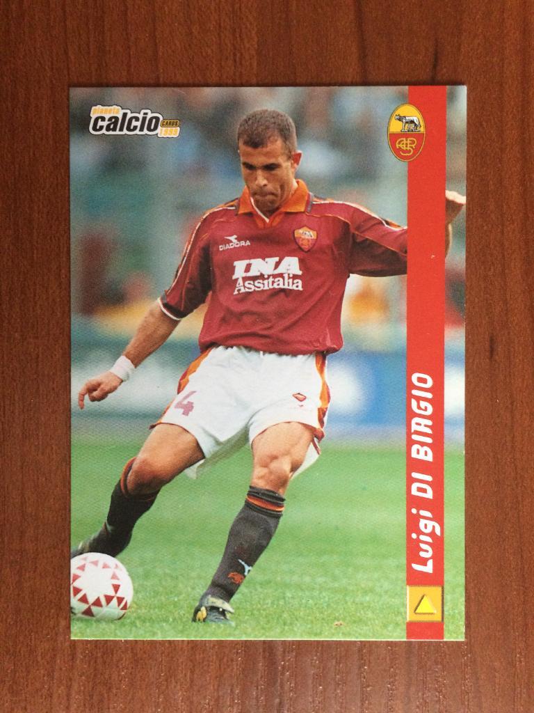 Карточка Luigi Di Biagio Roma серия DS Pianeta Calcio 1998-1999 № 163