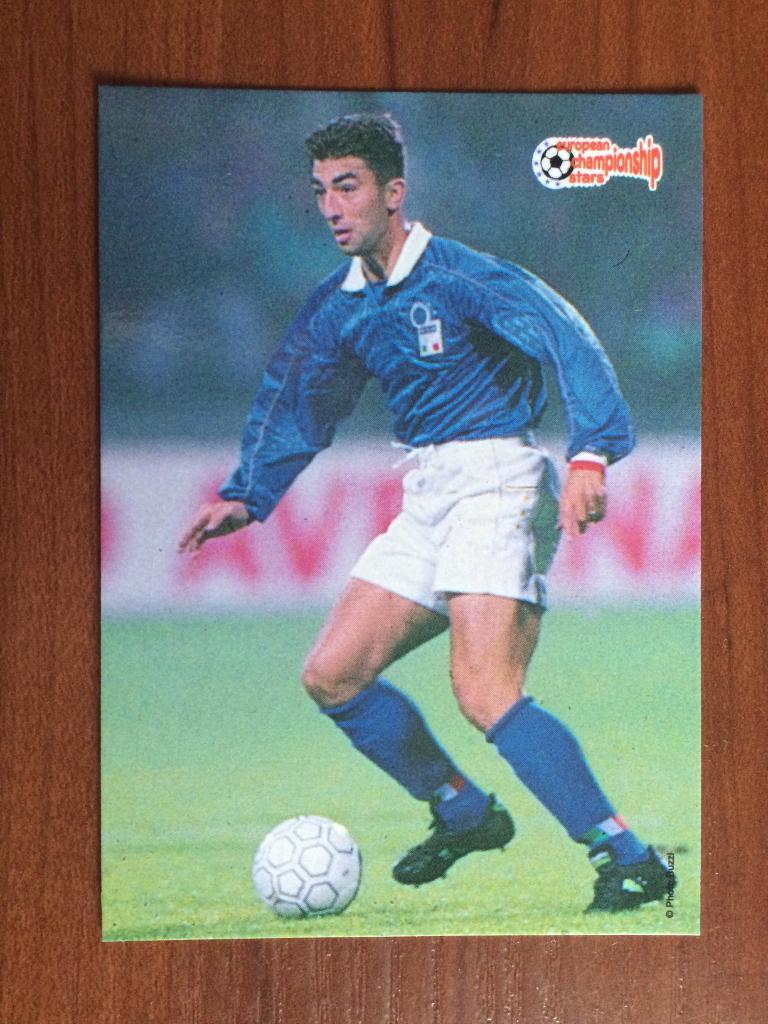 Карточка Roberto Di Matteo PLASCOT European Championship Stars 1996 № 134