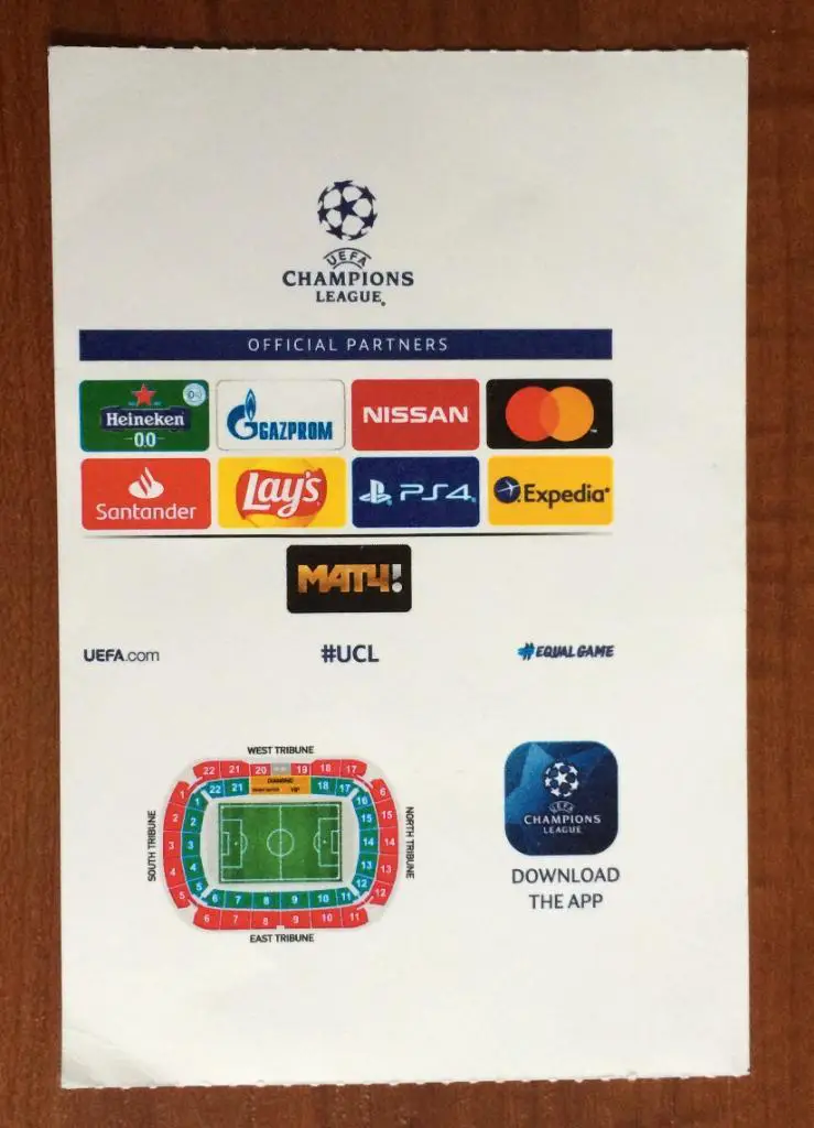 Билет Локомотив Москва - Атлетико Мадрид 03.11.2020 год Лига Чемпионов 1