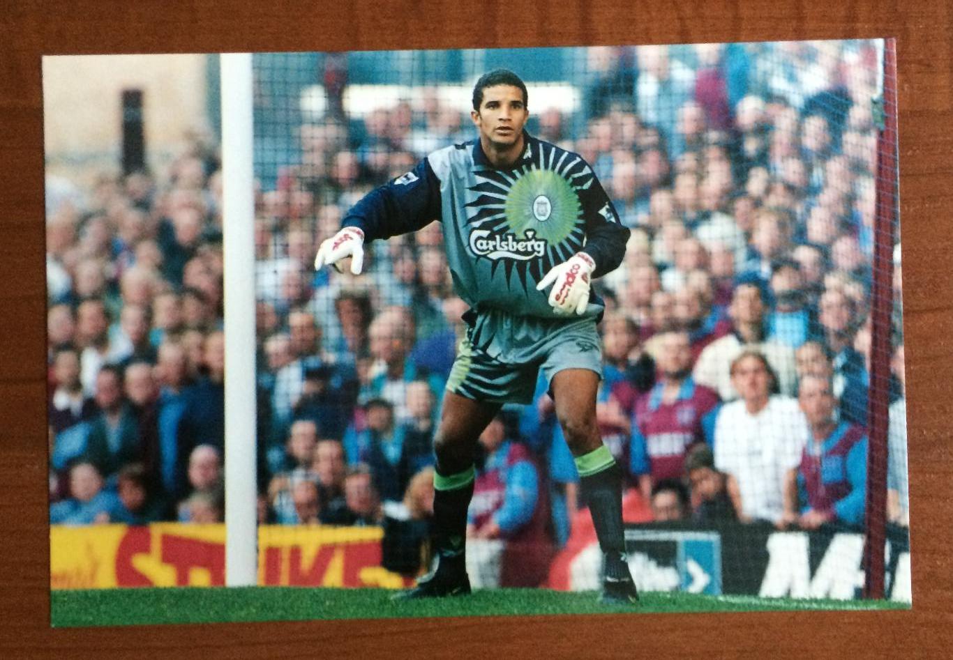 Открытка MERLIN Liverpool FC 1997-1998 David James