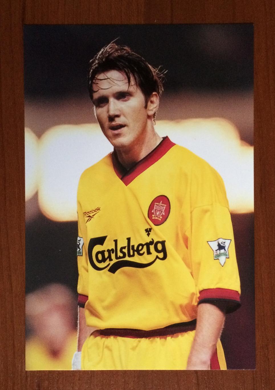 Открытка MERLIN Liverpool FC 1997-1998 Oyvind Leonhardsen
