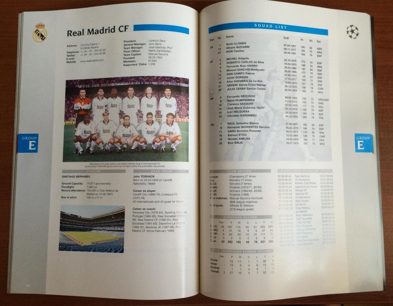 Журнал Лига Чемпионов сезон 1999-2000+журнал А5 статистика ЛЧ за 1992-1999год 3