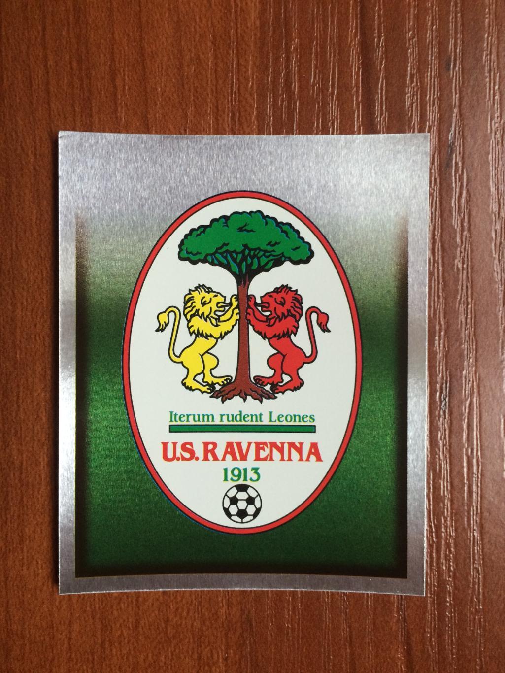 Наклейка MERLIN Итальянский Футбол 1997-1998 Ravenna emblem № 513