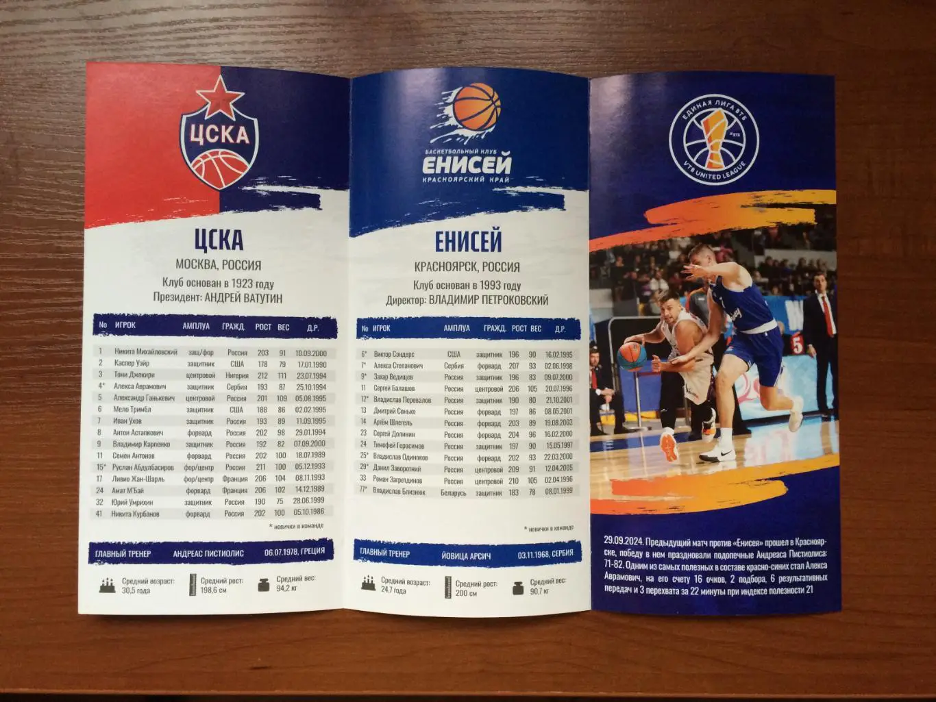 11.12.2024 год ЦСКА Москва - Енисей Красноярск 2