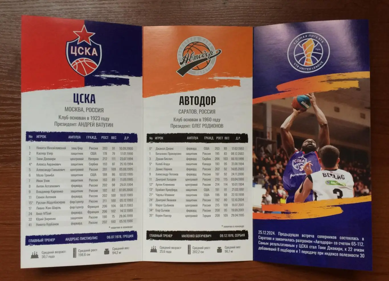 22.01.2025 год ЦСКА Москва - Автодор Саратов 2