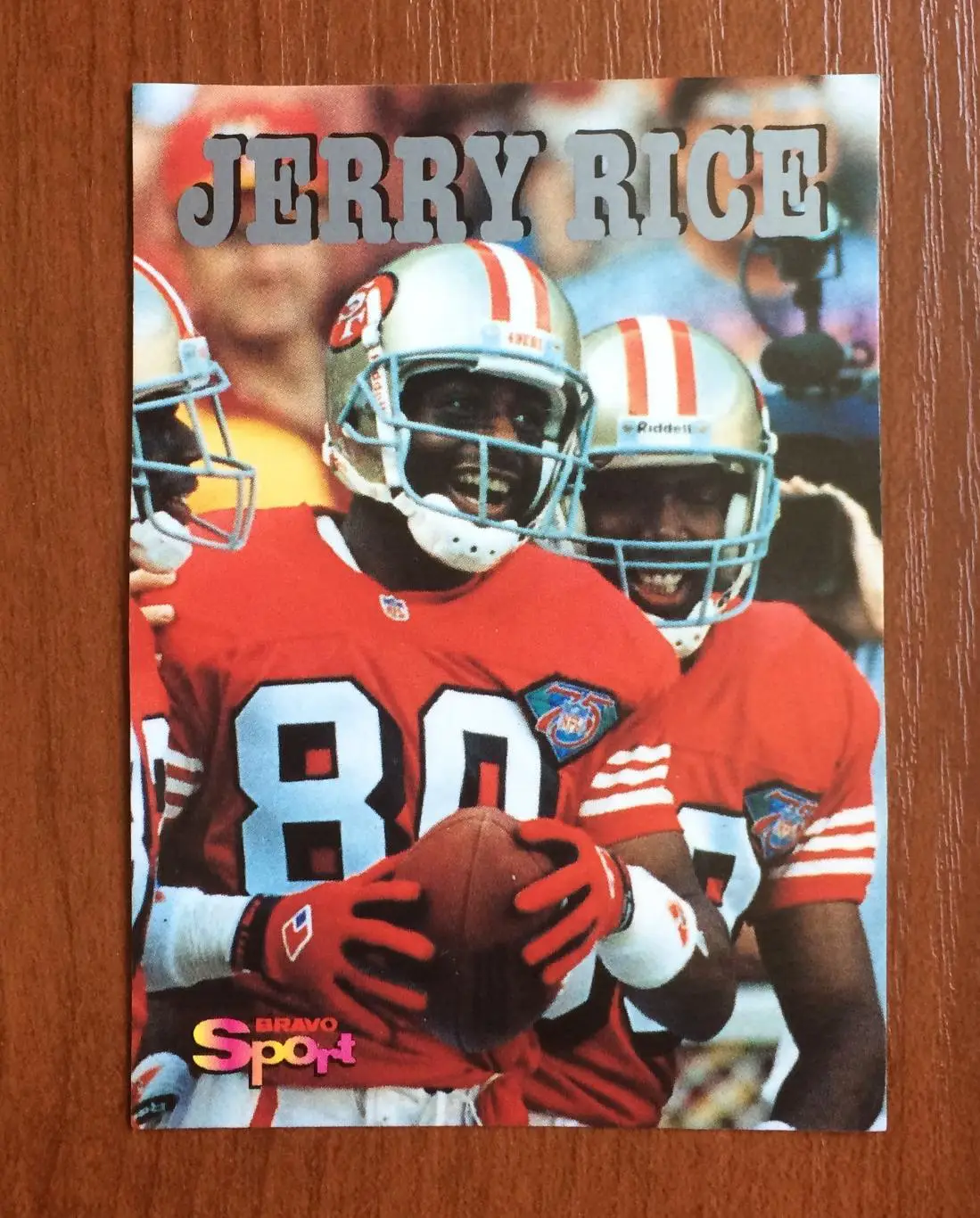 Карточка Jerry Rice Джерри Райс Американский футбол 1