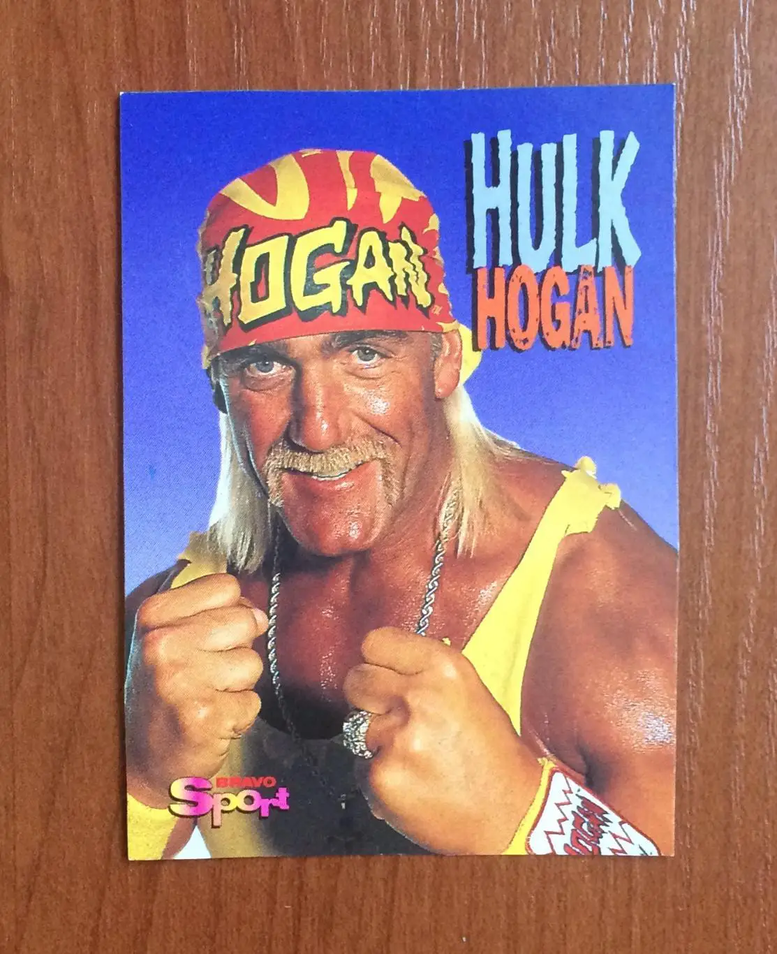 Карточка Hulk Hogan Халк Хоган рестлер 1