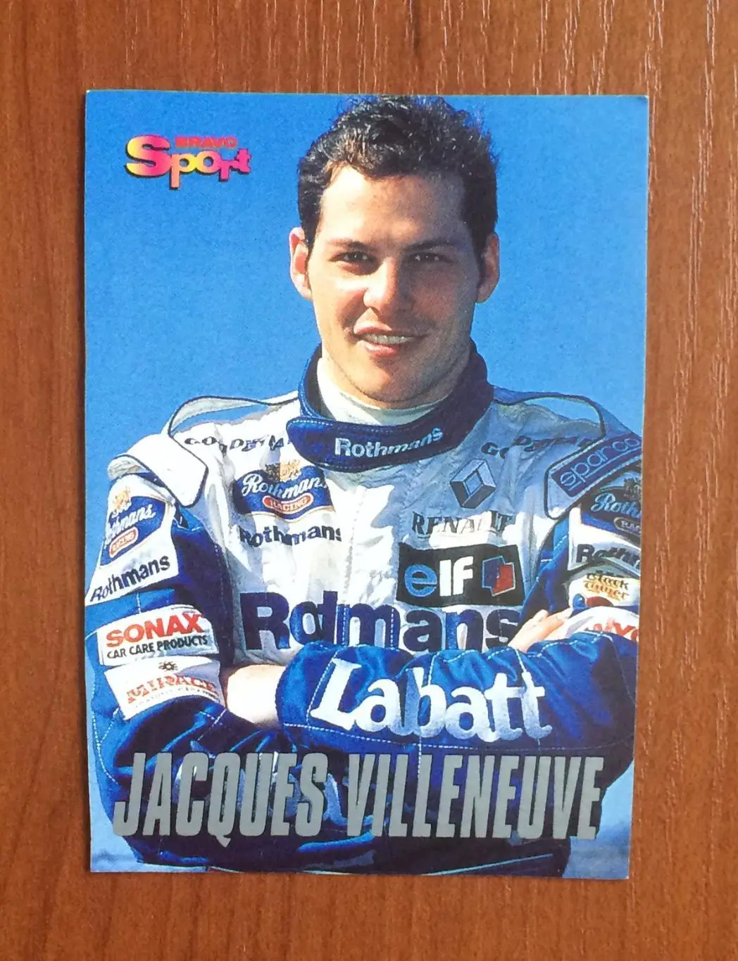 Карточка Jacques Villeneuve Жак Вильнев Формула 1 1