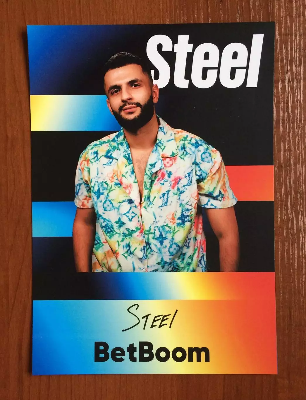 Автограф Steel стример команда Стая 1