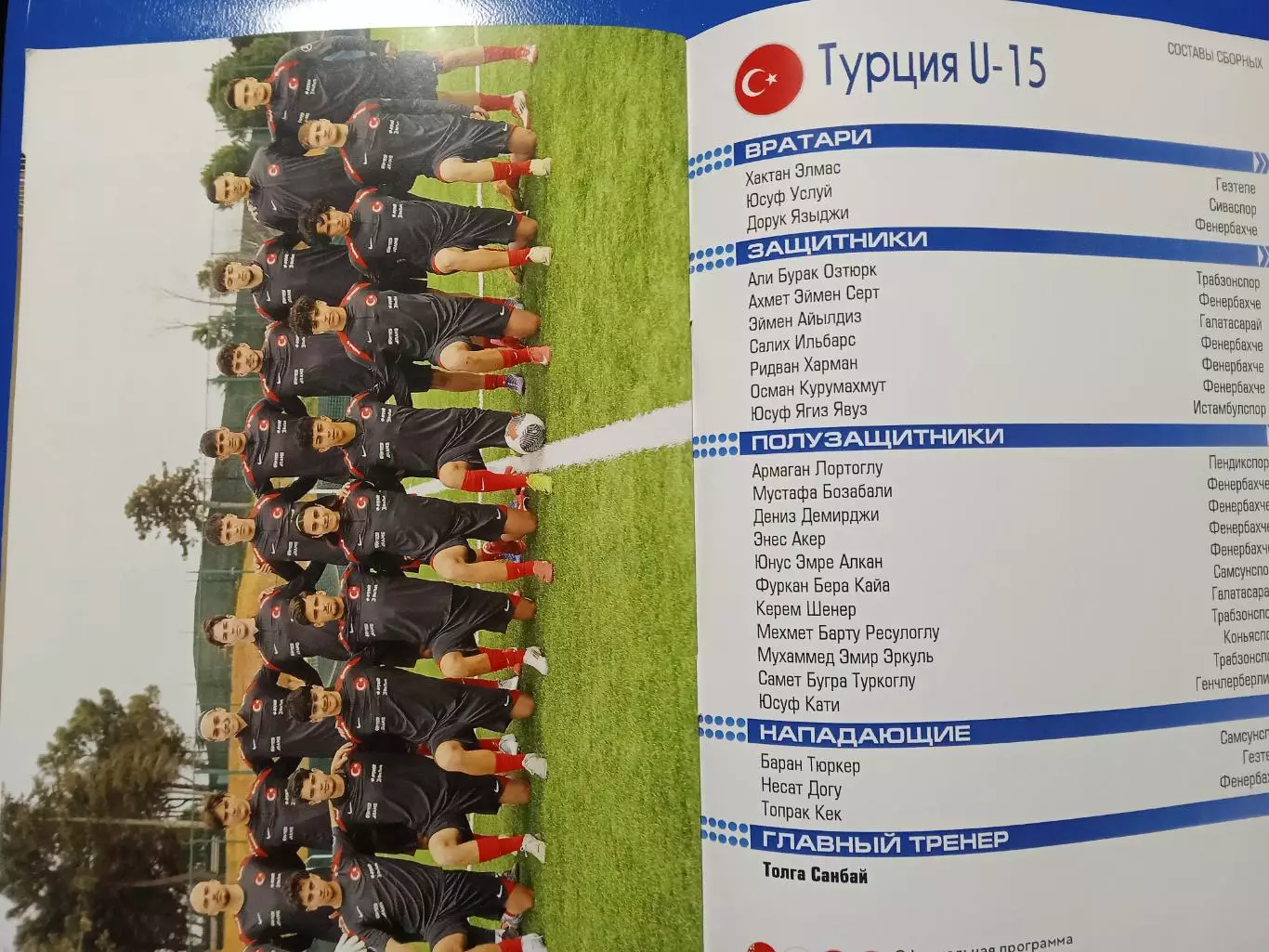 2025 Турнир развития Россия Беларусь Сербия Турция юноши U-15 2