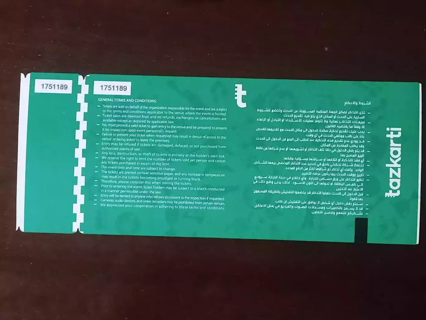 2026 Египет - Россия (Билет) Egypt - Russia 1
