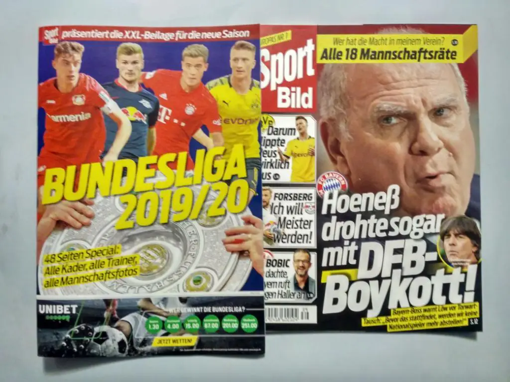 Бундеслига 2019-2020 Германия Бавария Байер Лейпциг Шальке Боруссия 2 ЖУРНАЛА 1