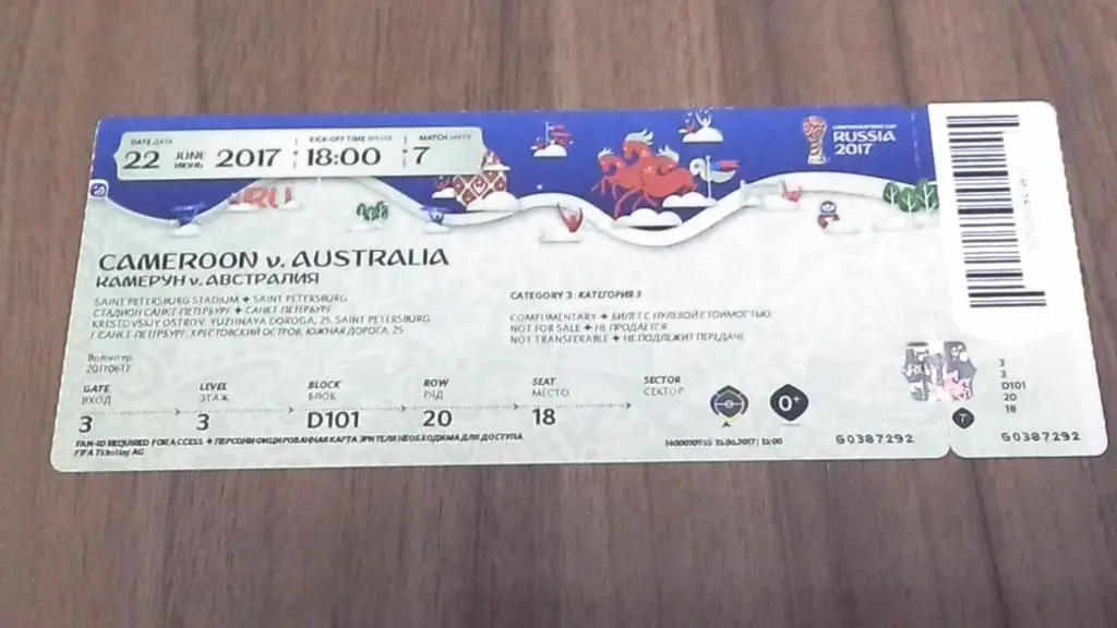 КубокКонфедераций 2017#7 Камерун-Австралия CAMEROON-AUSTRALIA //Санкт-Петербург/