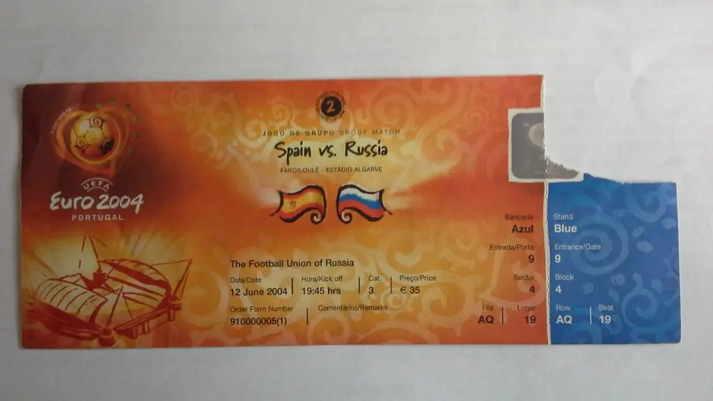 ЧЕ 2004 Испания-Россия #2 EC 2004 ESPANA/SPAIN-RUSSIA