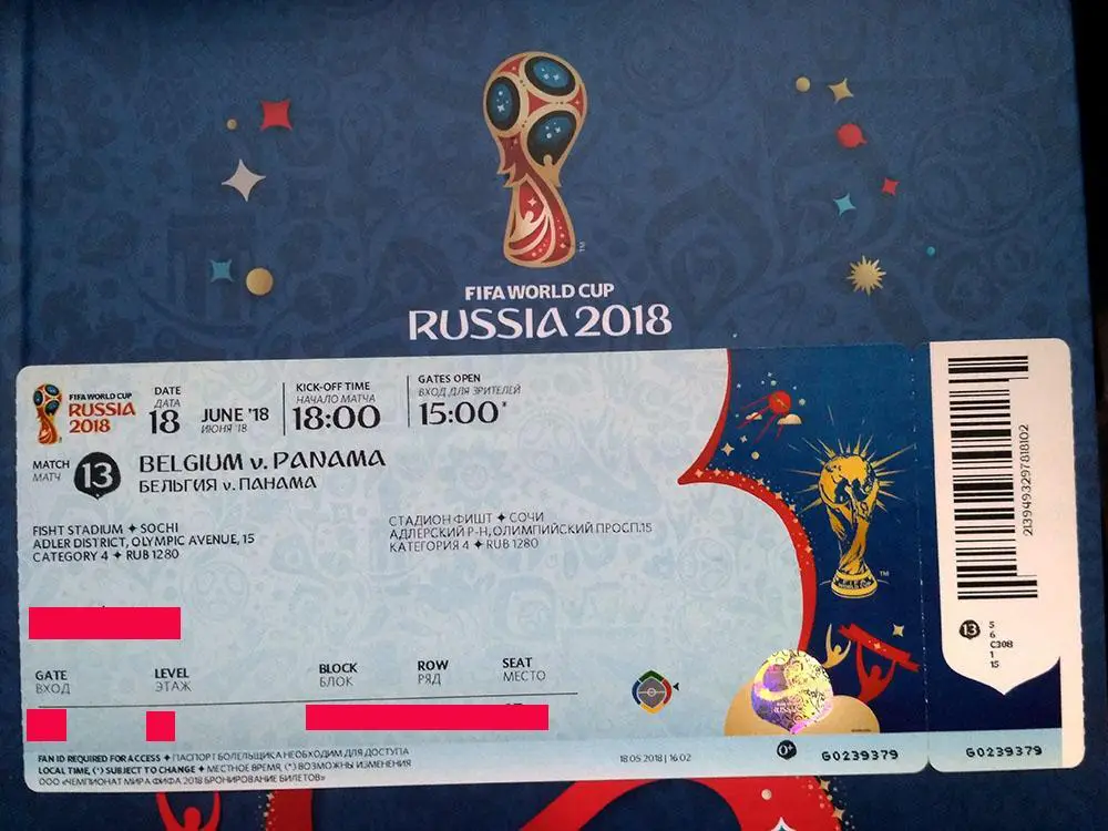 ЧМ 2018 *MINT* Бельгия-Панама #13 BELGIUM-PANAMA //СОЧИ//