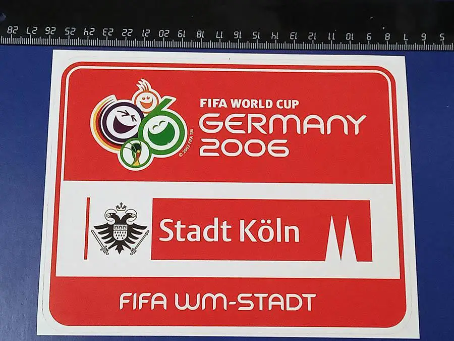 Чемпионат мира 2006 в Германии Кёльн - Оригинальная наклейка
