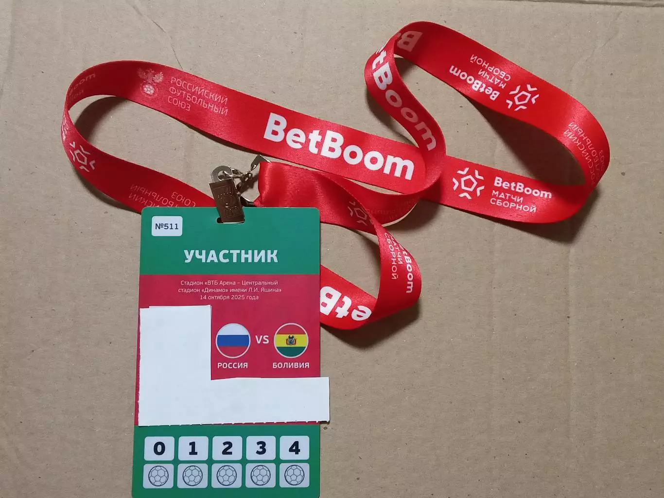 2025 Россия - Боливия (Аккредитация) Russia - Bolivia