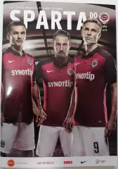 СПАРТА ПРАГА - БАНИК ОСТРАВА - 2015 оф. программа ЛИГА ЧЕХИЯ