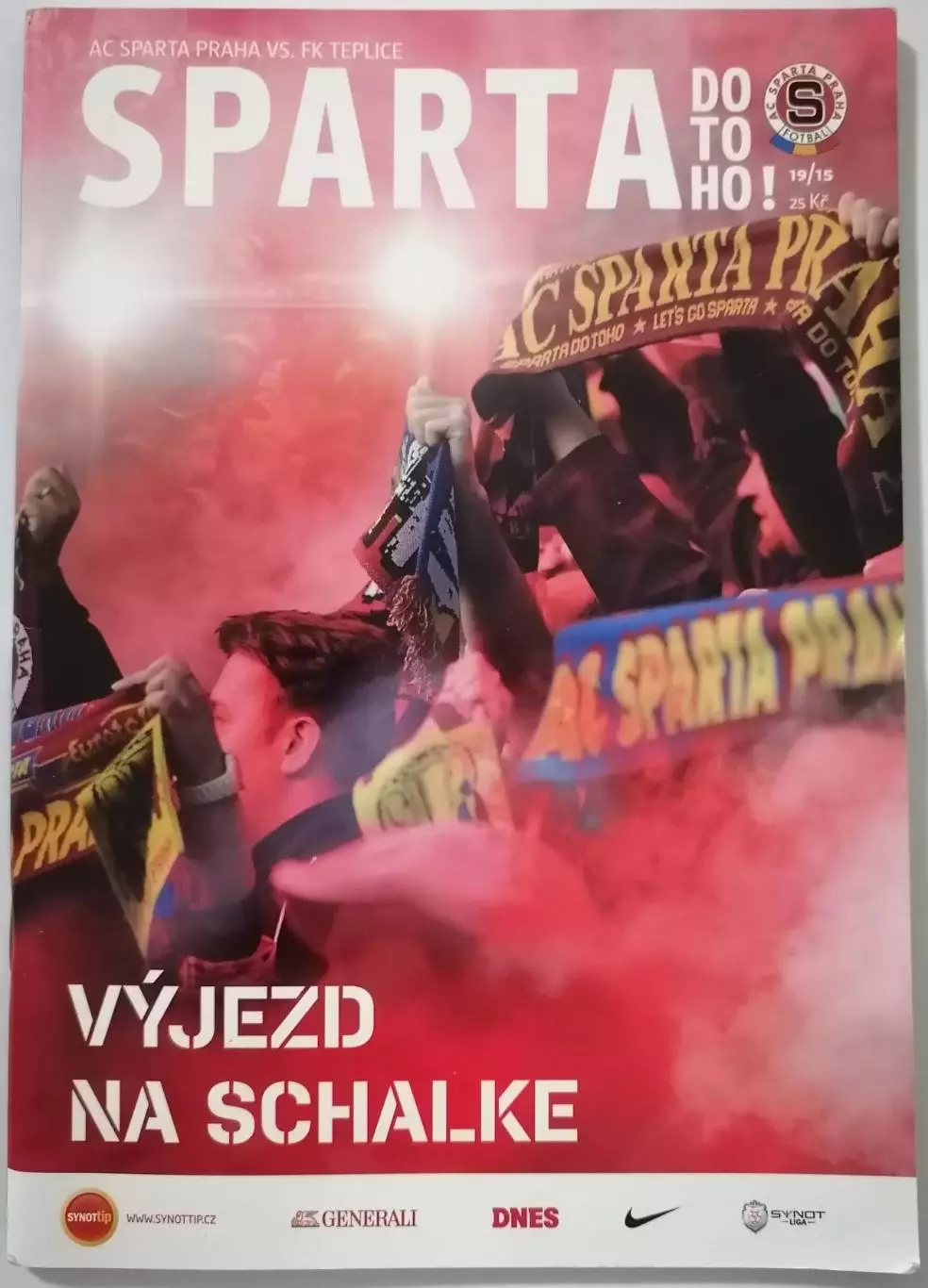 СПАРТА ПРАГА - ТЕПЛИЦЕ - 2015 оф. программа ЛИГА ЧЕХИЯ