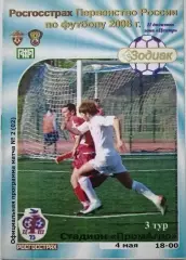 ЗОДИАК СТАРЫЙ ОСКОЛ - ФЦШ-73 ВОРОНЕЖ ШМАРОВ - 2008 оф. программа