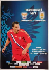 Сборная РОССИЯ - УРУГВАЙ 2012 программа