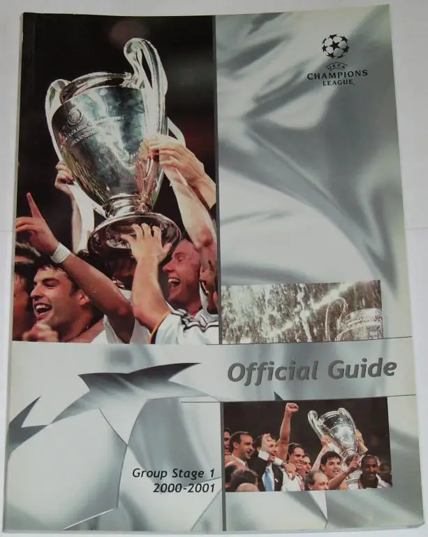 Официальная программа Guide Лига Чемпионов УЕФА 2000/2001 Спартак Динамо К