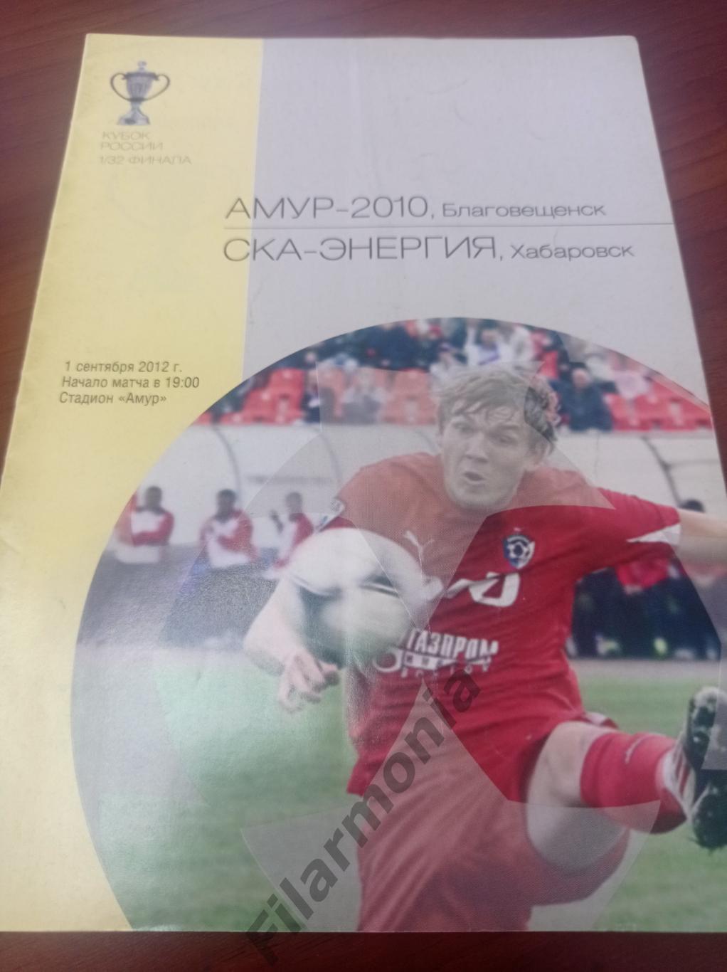 2012 Амур-2010 Благовещенск - СКА-Энергия Хабаровск