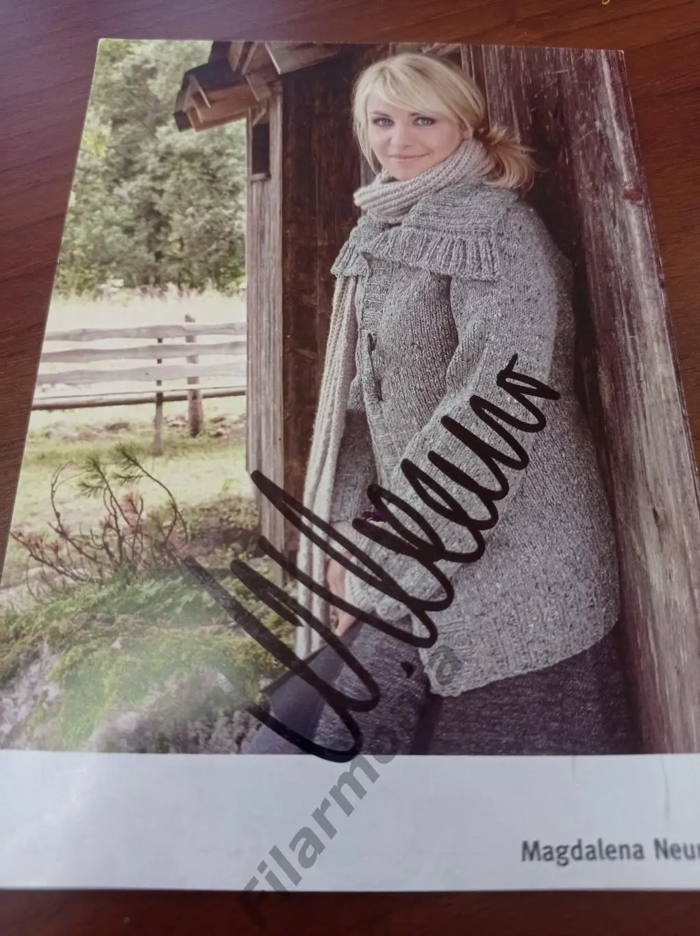 Магдалена Нойнер, Германия биатлон, автограф