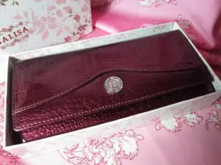 Кошелек лаковый BALISA натур. кожа новый