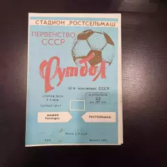 Ростсельмаш - Машук 1977