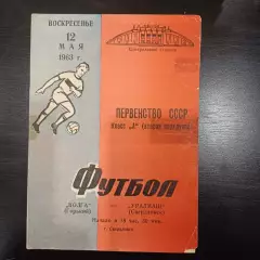 Уралмаш - Волга (Горький) 1963