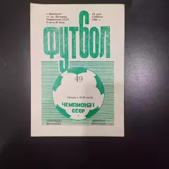 Торпедо (Волжский) - Динамо (Махачкала) 1986