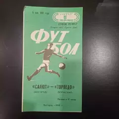Салют - Торпедо (Волжский) 1983 кубок