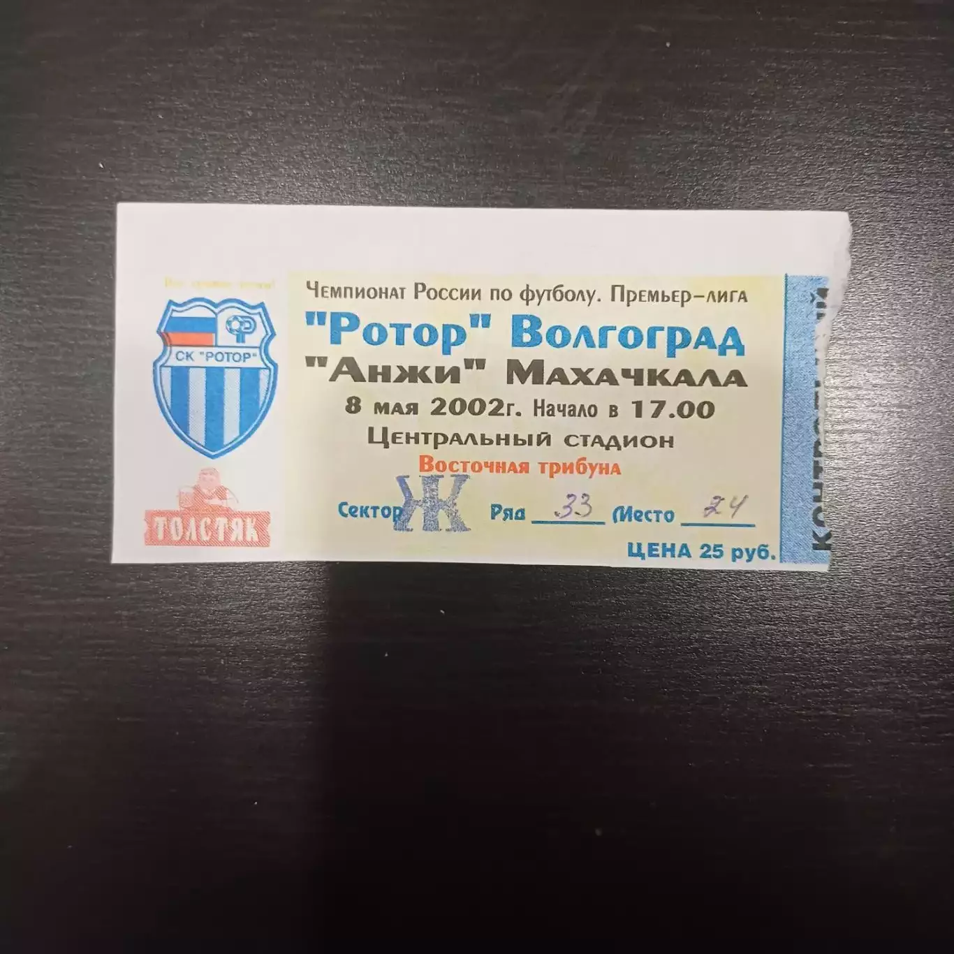 Ротор - Анжи (М) 2002