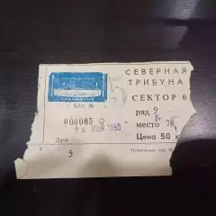 Спартак (Москва) - Кубань 1980