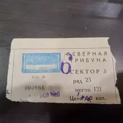 Спартак (Москва) - Цска 1980