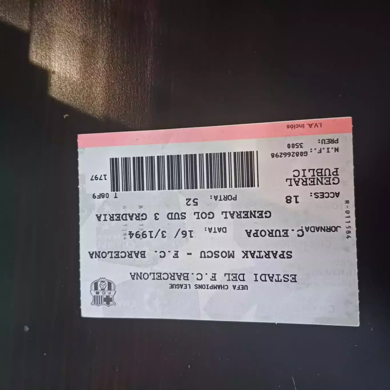 Барселона - Спартак (Москва) 1994