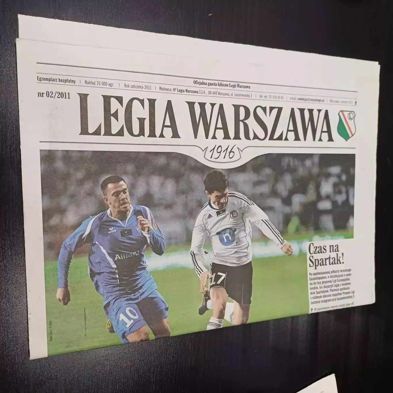 Легия - Спартак (Москва) 2011