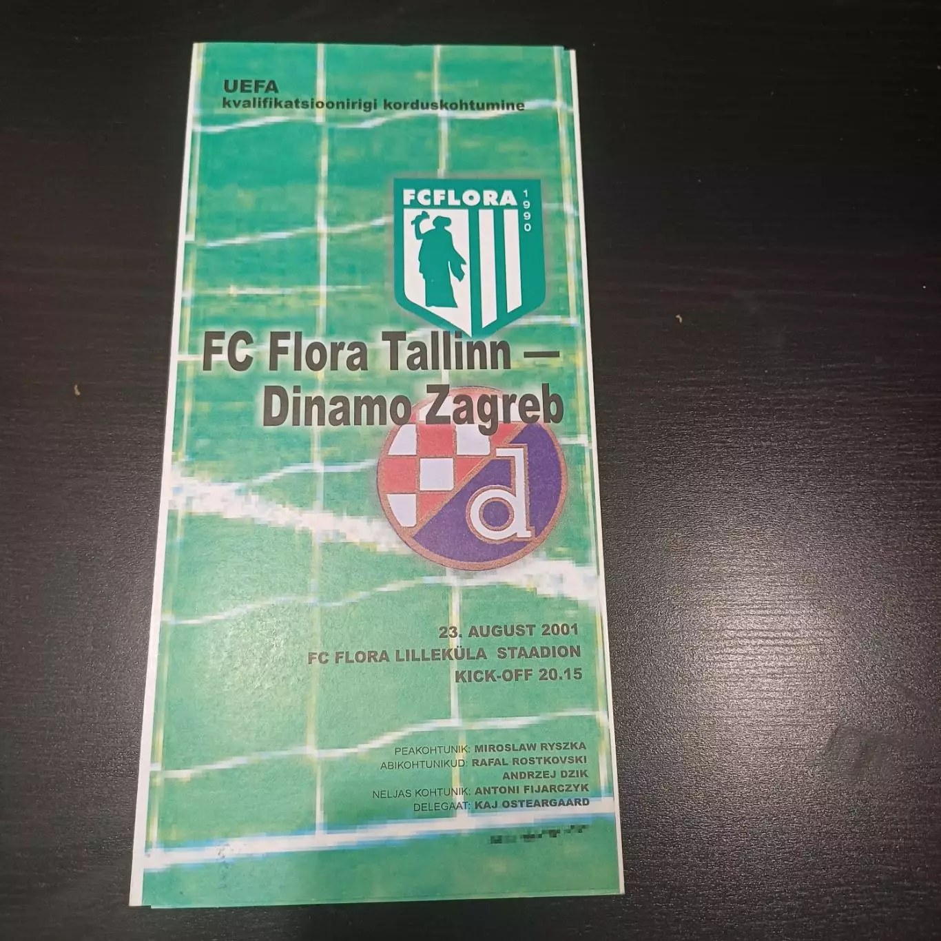 Флора - Динамо (Загреб) 2001